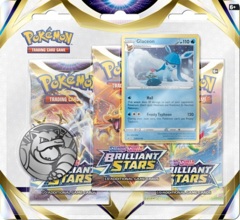 Pokemon SWSH9 Brilliant Stars 3-Pack Blister - Glaceon